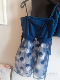 Vestito cerimonia con coprispalle Rinascimento