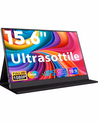 HONGO Monitor portatile 15.6" 1920 x 1080 FHD