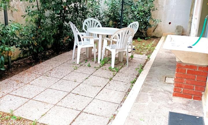 Trilocale con giardino