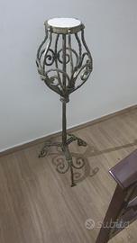 Porta vaso / Supporto statue in ferro battuto 