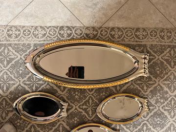 Set 12 Vassoi + Pesciera Melloni Inox 18/10