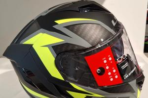 Casco LS2 FF818 STORM III DYNAMO Matt Black/Yellow