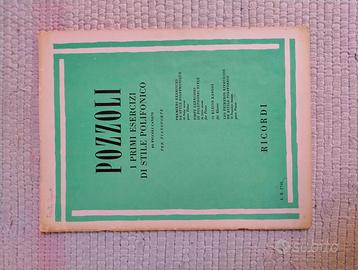 Spartito pianoforte Ettore Pozzoli