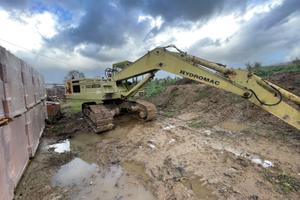 Escavatore hydromac h115 turbo