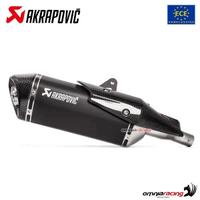 Scarico Akrapovic titanio nero Honda XADV 750