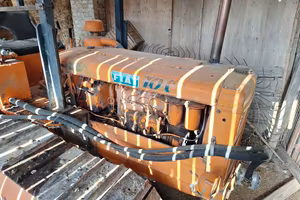 Trattore Fiat 70C e aratro