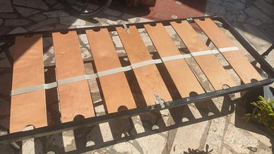 rete con doghe da letto singolo