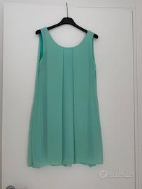 Vestito verde acqua