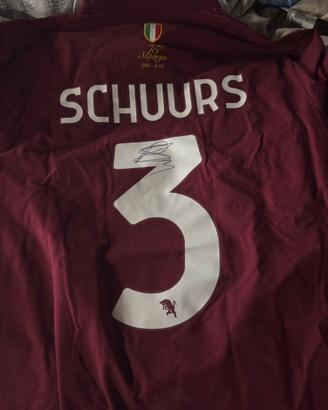 Maglia schuurs 75 anni superga. Torino fc