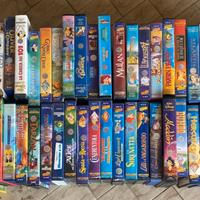 Vhs Dysney assortiti 48 cassette + Lettore Vhs BD-
