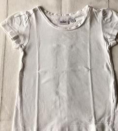 BluKids T-Shirt bianca bambina