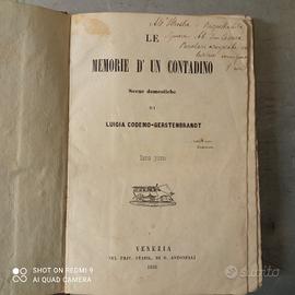 Le memorie d'un contadino Luigia Codemo 1856