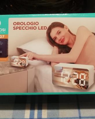 orologio da tavolo usb specchio led Ciaobosi nuovo