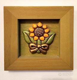 Thun (originale) - Quadretto Girasole e Fiocco