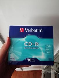 CD-R Verbatim 7 confezioni da 10 pezzi