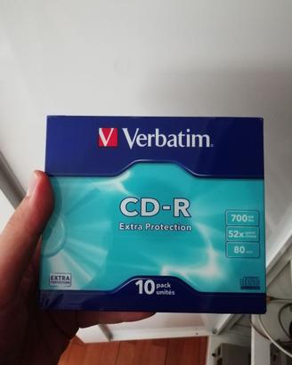 CD-R Verbatim 7 confezioni da 10 pezzi