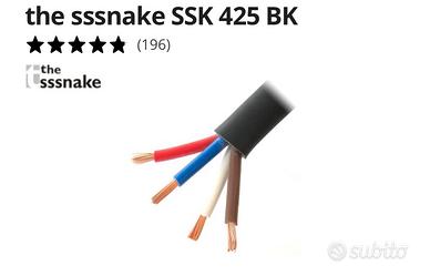 Cavo di potenza the sssnake SSK 4x2,5 BK