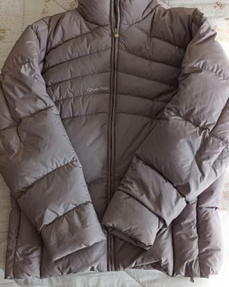 cappotto piumino invernale beige donna Decathlon