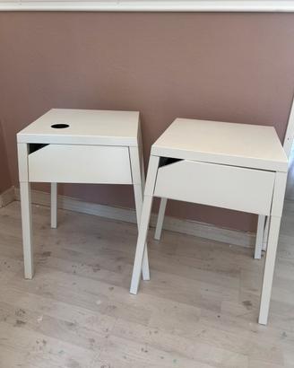 Due comodini ikea in metallo