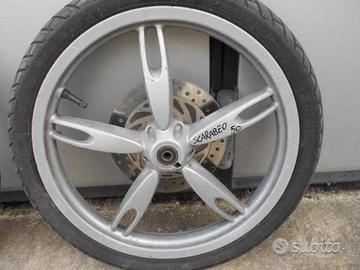 Cerchio ruota aprilia scarabeo 50 100