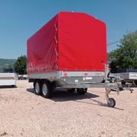 Carrello rimorchio auto centinato