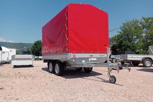 Carrello rimorchio auto centinato