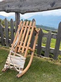 Slittino in legno
