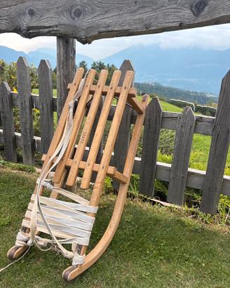 Slittino in legno