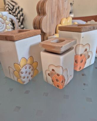 saliera e zuccheriera Thun 