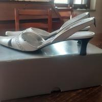 Scarpa donna pelle bianca