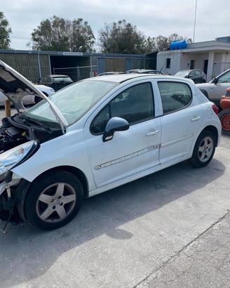 RICAMBI AUTO PEUGEOT 207 2009 BIANCA