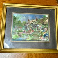 Opera d’arte, disegno lotto paesaggio natura