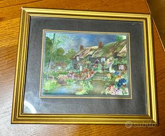 Opera d’arte, disegno lotto paesaggio natura