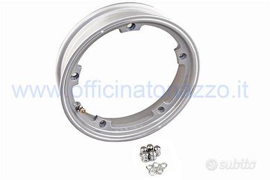 Cerchio F.A tubeless in lega canale 2.10x10" grig