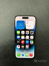 iPhone 14 Pro 128gb con vetro rotto