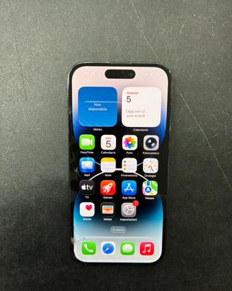 iPhone 14 Pro 128gb con vetro rotto