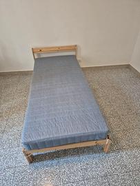 4 Reti in legno lettino singolo + materasso