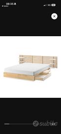 Letto matrimoniale Ikea Mandal
