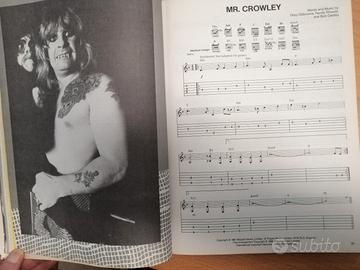 spartito e tab songbook Ozzy Osbourne RandyRhoads 