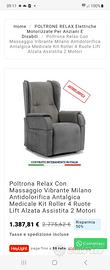 poltrona anziani idromassaggio 