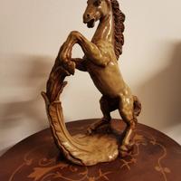 Scultore A. Giannetti Cavallo in poliresina