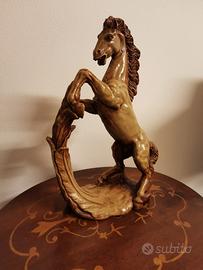 Scultore A. Giannetti Cavallo in poliresina
