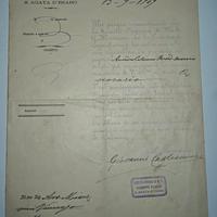 1909 Società Mutuo Soccorso Giuseppe Mazzini Raro