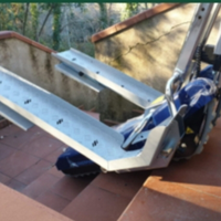 Carrello cingolato per disabili