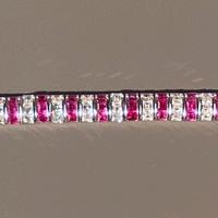 Bracciale in argento e pietre colorate