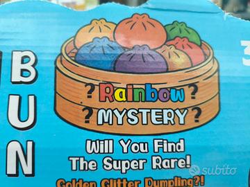 Dumping antistress Squishy bun rainbow mistery 3pz