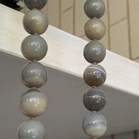 Collana agata con chiusura in argento