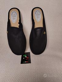 Pantofole donna in pelle italiane ART.054