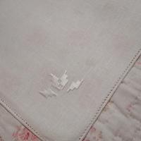 Tovaglioli lino/ ricamo a mano/ lino bianco