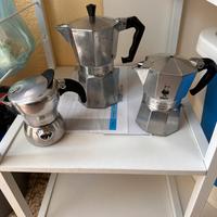 3 caffettiere Moka